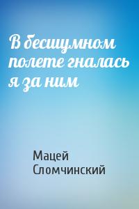 В бесшумном полете гналась я за ним